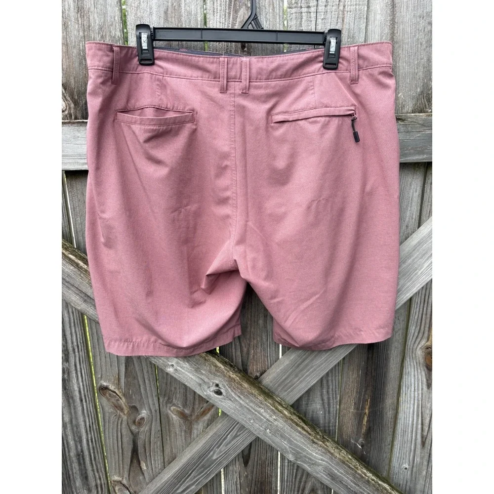 7 Diamonds Performance Dynamic Shorts Mens 40 Mauve Pink Golf Stretch STS-1178‎
